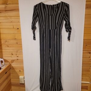 Black and white jumpsuit
